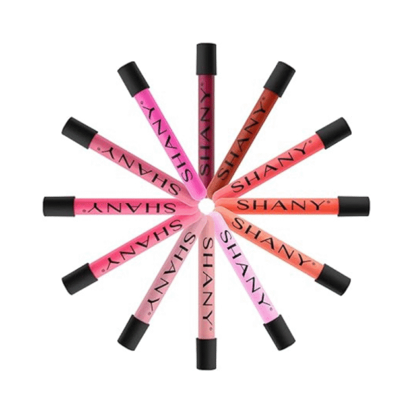 SHANY Lip Gloss Set - 12 Piece Lip Gloss Collection with Aloe Vera & Vitamin E | Matte, Shimmer & Pearl Finishes | Old Packaging