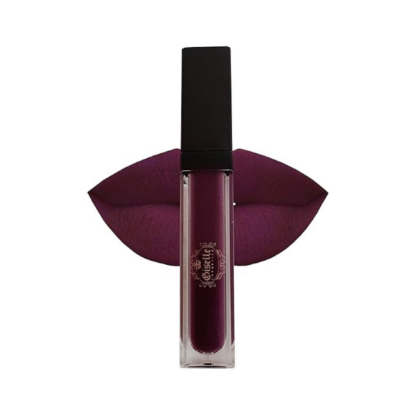 Long-Lasting Wine Waterproof Matte Liquid Lipstick Kiss Proof, All-Day Wear | Deep Violet #09, 0.81 oz