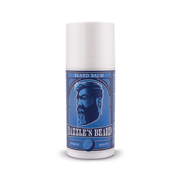Bazzle's Beard Balm – Gentle Hold & Soft Texture Beard Growth Kit for Men Infused with Shea Butter, Jojoba Oil & Biotin Hydrates, Nourishes & Supports Healthy Facial Hair Growth 2 oz