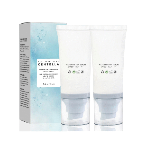 2 Pack Centellá Sunscreen, 50ML Madagascar Sunscreen Face Serum, Daily UV Defense Summer Sunblock for Face (1.7 Fl Oz Each, SPF 50)
