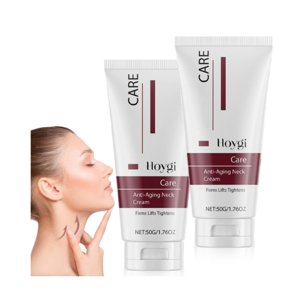 2Pcs Jawline Treatment Cream Neck & Chin Firming Anti-Aging Cream with MDL Technology for Tightening, Wrinkle Reduction, Even Skin Tone & Neck Lift