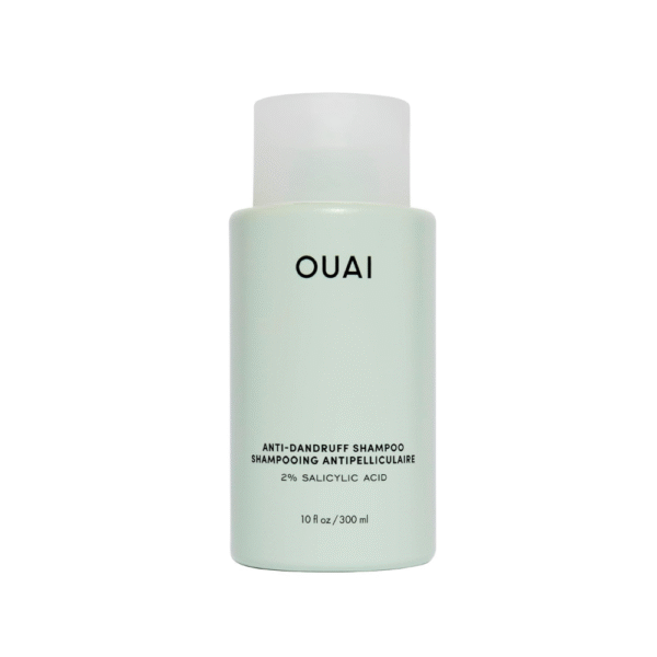 OUAI Anti-Dandruff Shampoo with Salicylic Acid – Soothes Itchy, Flaky, Dry Scalp, Reduces Irritation & Redness, Sulfate-Free Scalp Care (10 Fl Oz)