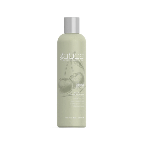 ABBA Pure Gentle Shampoo – Soothing Daily Cleanser with Cherry Bark & Aloe for Sensitive Scalp and Hair
