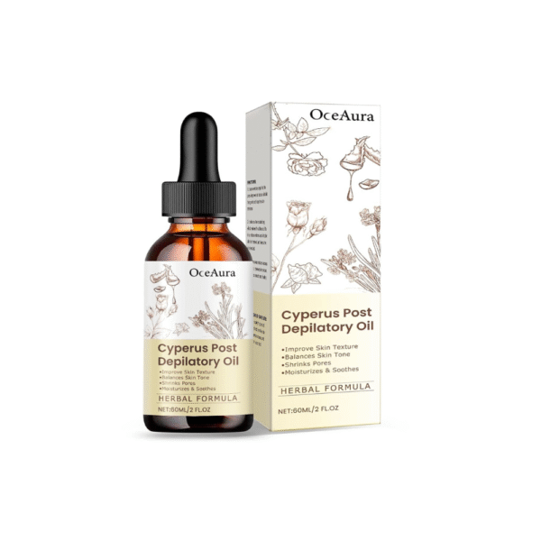 Cyperus Rotundus Oil for Hair Removal, Gentle Nourishing, Soothing Smooth Delicate Skin, Hair Removal Care Essential Oil