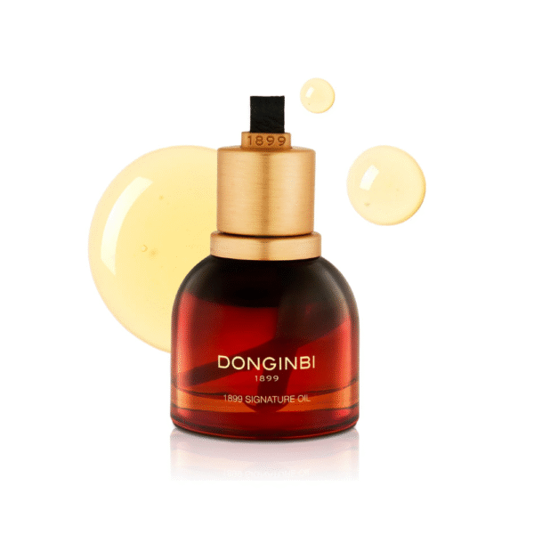Donginbi 1899 Signature Oil – Red Ginseng Anti-Aging Face Oil with Jojoba & Sweet Almond Oil – Skin Barrier Repair, Firming & Hydrating Korean Skin Care for Sensitive Skin, 0.52 fl oz / 15ml