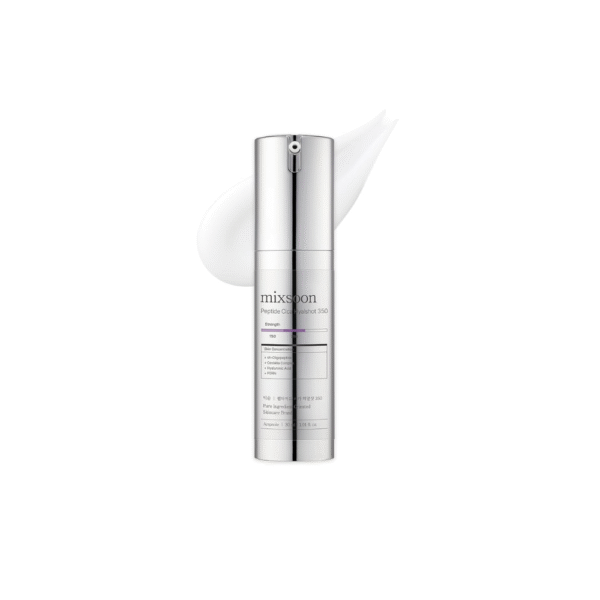 mixsoon Peptide Cica Hyalshot 350 – Centella Asiatica Liquid Skin Booster with Peptides, Hyaluronic Acid & PDRN | Lightweight, Fragrance-Free Korean Skincare for Sensitive Skin, 1.01 fl oz / 30ml