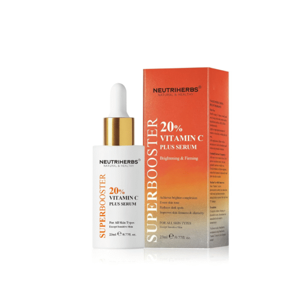 NEUTRIHERBS Advanced 20% Vitamin C Serum | Brightening & Anti-Aging Face Serum with Antioxidant Protection, Collagen Boost & Dark Spot Reduction | Natural Skincare for Women & Men, 0.77 fl oz